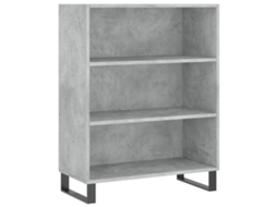 Shelf Cabinet, Shelf Cabinets Vidaxl Cinzeto Madeira Processada (n/a)