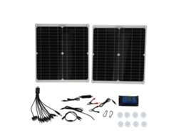 Kit Solar De 25w (inclui Um Controlador De 10a E Um Módulo Fotovoltaico 2-em-1)