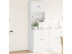 Vidaxl Armário De Cozinha 60x50x180 Cm Derivados De Madeira Branco