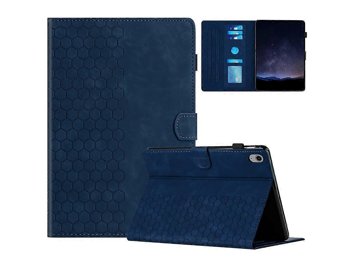 Capa De Couro Com Estampa De Favo De Mel E Compartimento Para Cartão Para Ipad Mini /mini (2021) Slowmoose (2024)