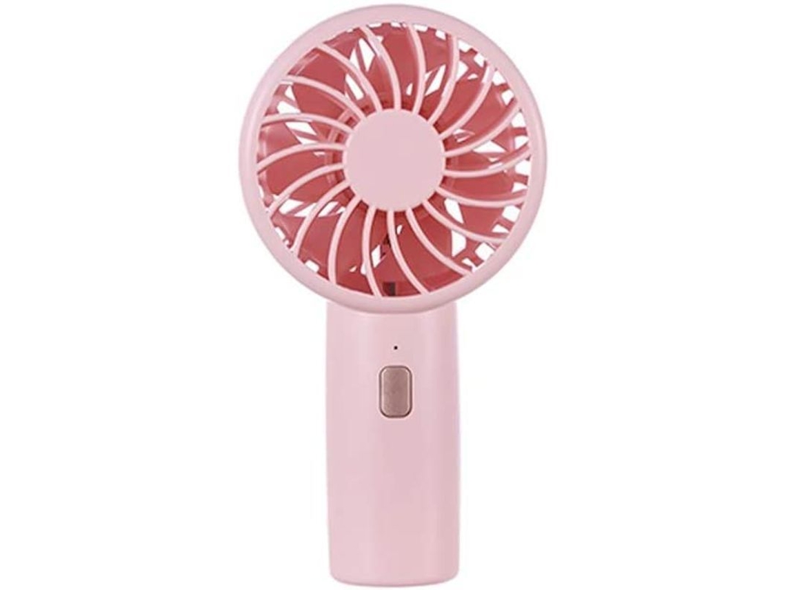 Ventilador Elétrico Portátil Nova Line USB, mini, rosa | S/MARCA