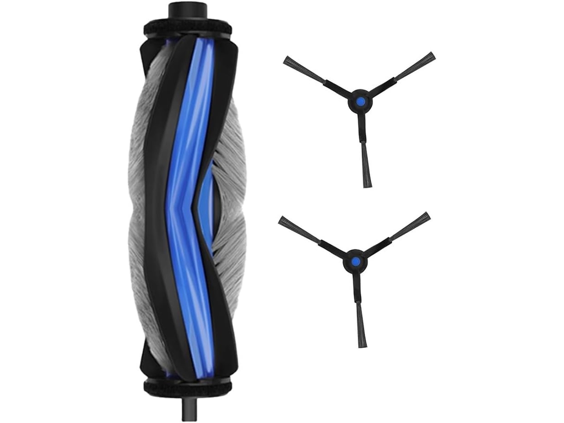 Conjunto De 3 Escovas Para Aspirador Robô Ecovacs Deebot Mini,