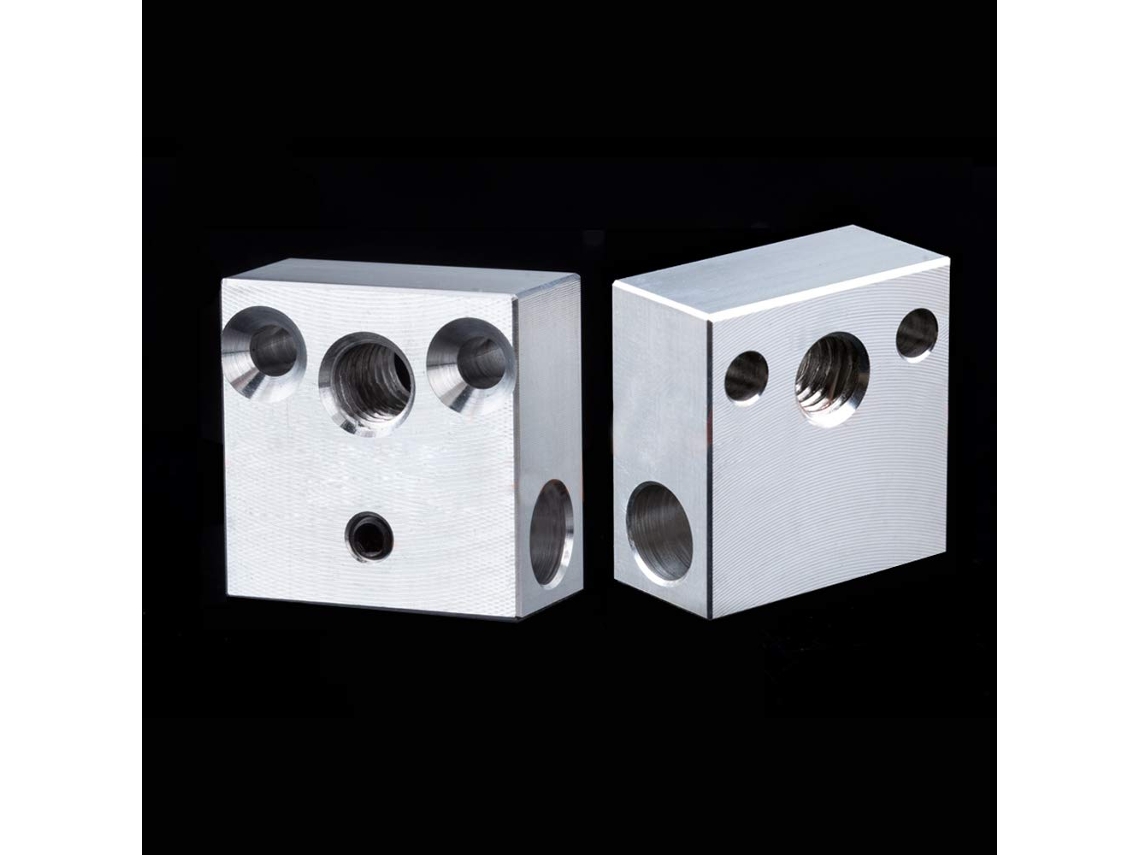 Kit Com 2 Blocos De Aquecimento Cr, 10 Para Hotend Totalmente Metálico De Impressoras 3d Ender 3 Pro, Ender 5 Pro, Cr10, S4 E S5(alumínio)
