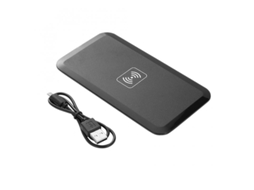 Lurelia Carregador Sem Fios Para Carro 5 W, Para Smartphones Qi, Base Antiderrapante, Preto