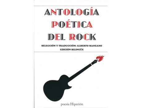 Livro Antología Poética Del Rock de Alberto Manzano (Espanhol)