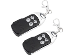 Transmissor Portátil Normstahl Crawford Ea433 2ks/4ks, Pacote Com 2 Unidades, Controle Remoto De Código Rolante 433,92 Mhz