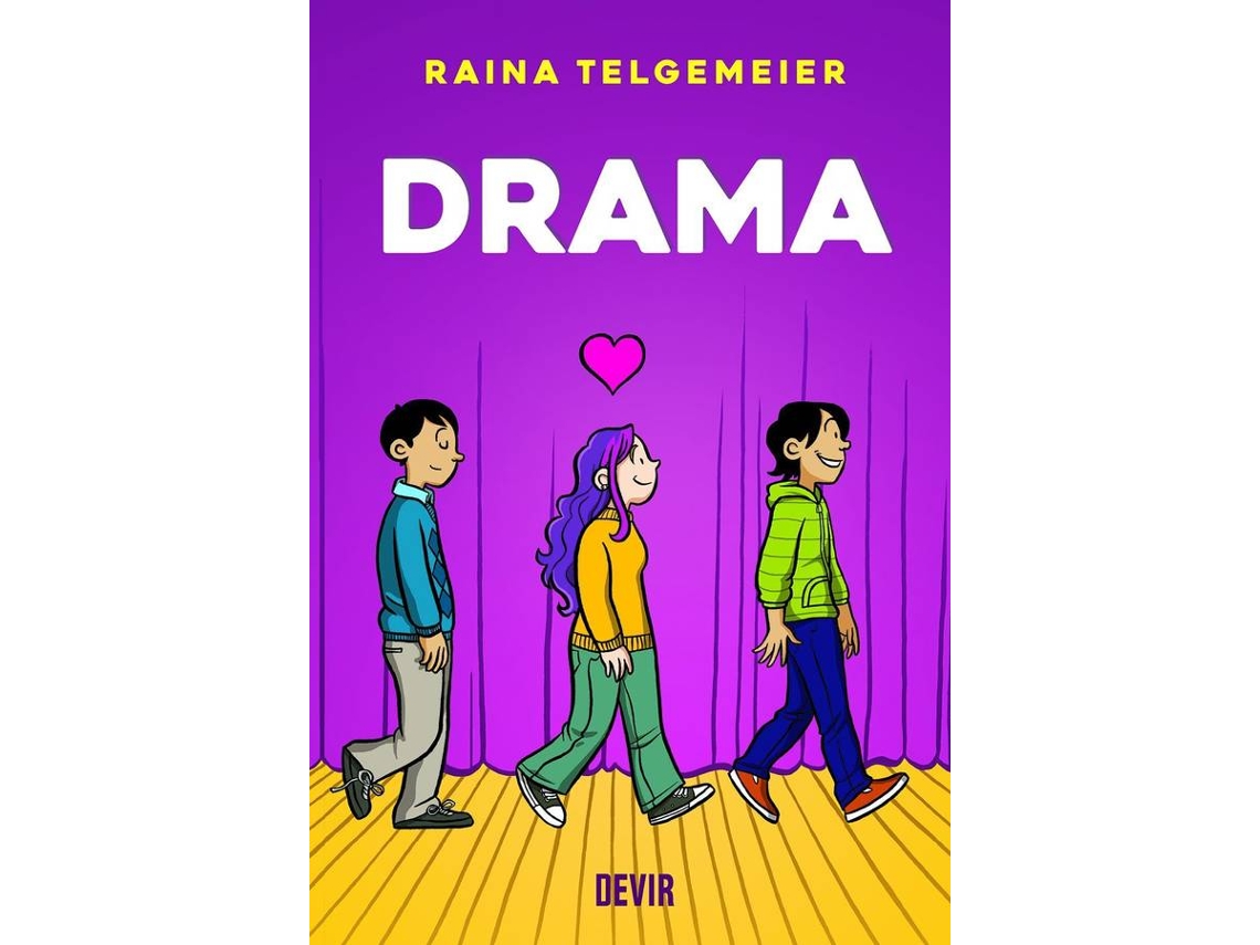 Livro Drama de Raina Telgemeier (Português)