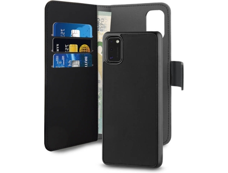 Capa PURO Book  2 em 1 Samsung Galaxy A41 Preto