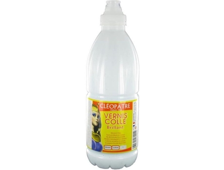 Verniz cola brilhante - CLEOPATRE - 1 kg - Resistente à água - Seca rapidamente - Cheiro de amêndoa