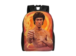 Mochila De Estudante Bruce Lee T1505, Mochila Leve E Estilosa, Mochila À Prova Dágua Com Alça De Ombro Ajustável N1505 Olysi Shop