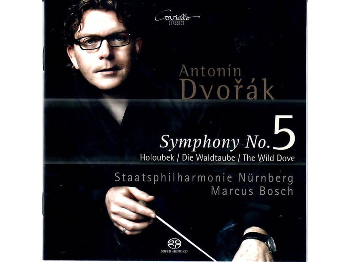CD Antonín Dvořák, Staatsphilharmonie Nürnberg, Marcus Bosch - Symphony No. 5 (1CDs)