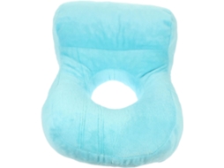 Travesseiro Ergonômico de Espuma Viscoelástica Azul para Cochilos, Ideal Escola e Escritório. CHABERLU