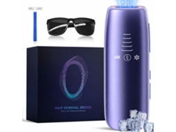Aparelho de Depilação Ipl com 9 Níveis para Uso Doméstico e Dois Modos CHRONUS (roxo)