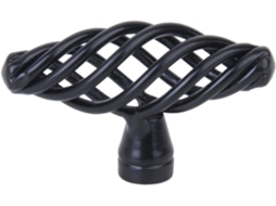 Puxador Espiral Vintage Para Armário De Cozinha, Preto, Resistente, Em Liga Metálica, Fácil De Instalar