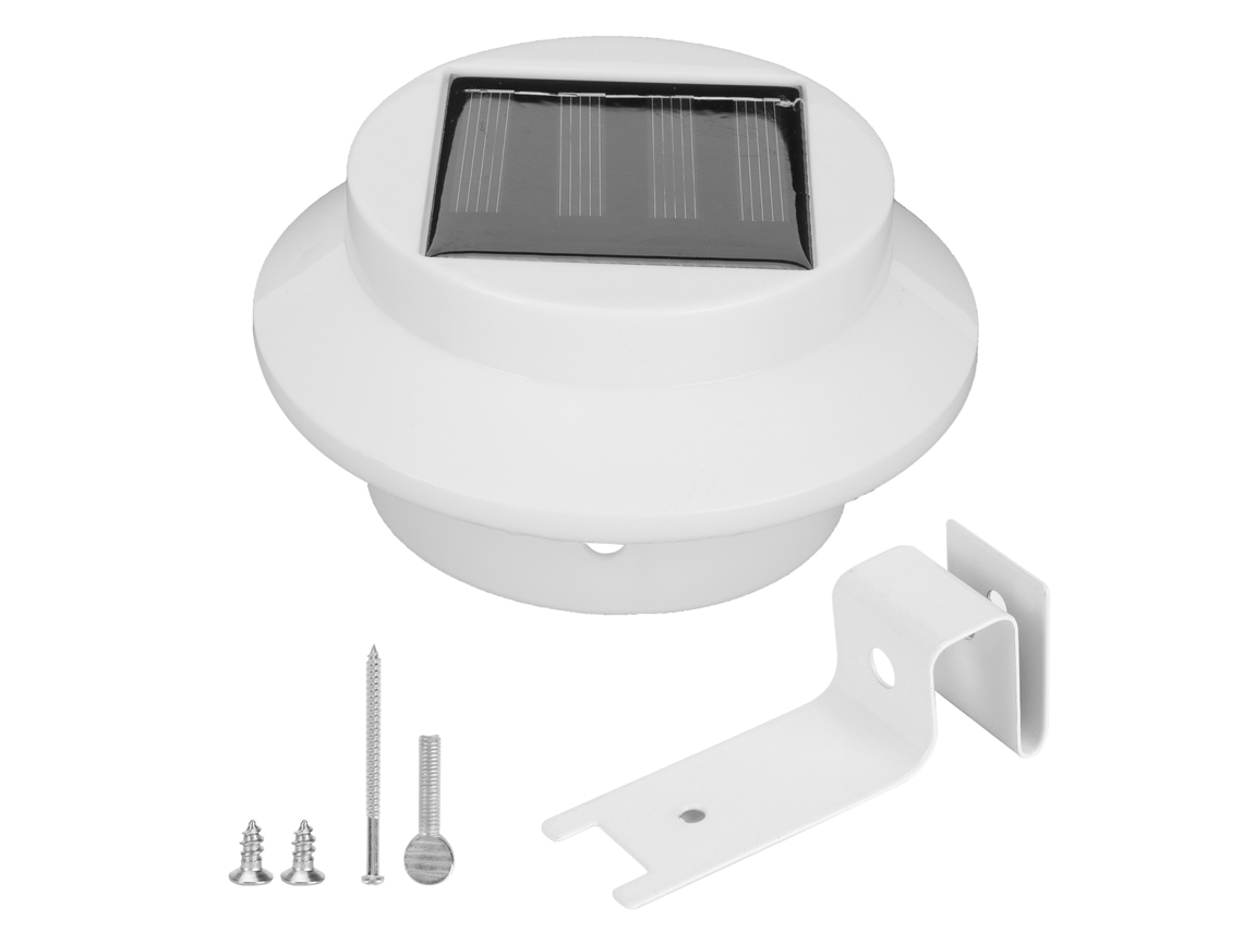 Luz Solar De Cerca Com 3led Branca Para Jardim Exterior Eaves Ferramenta