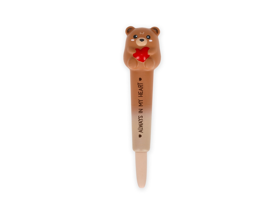 Esferográfica de Gel Squishy Teddy Bear LEGAMI I Love You