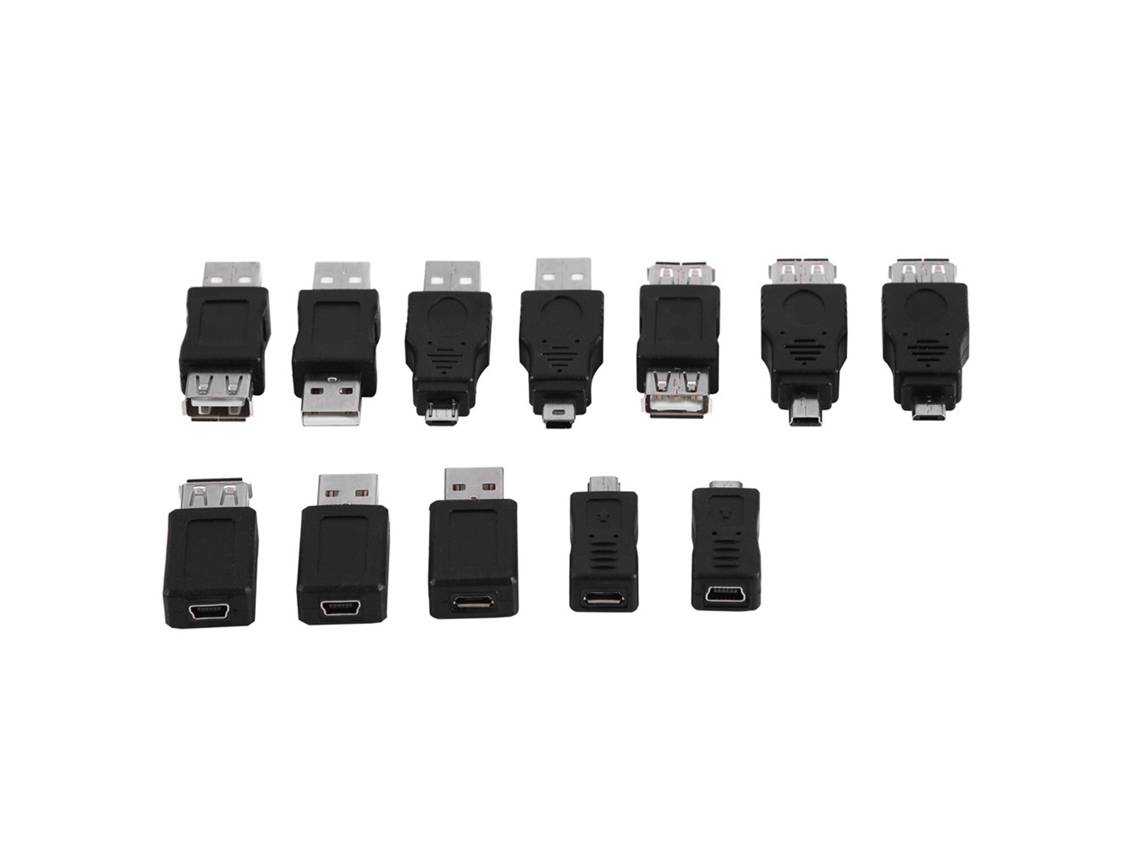 Conjunto Adaptadores Usb 2.0 LAXISCREED 12 Peças