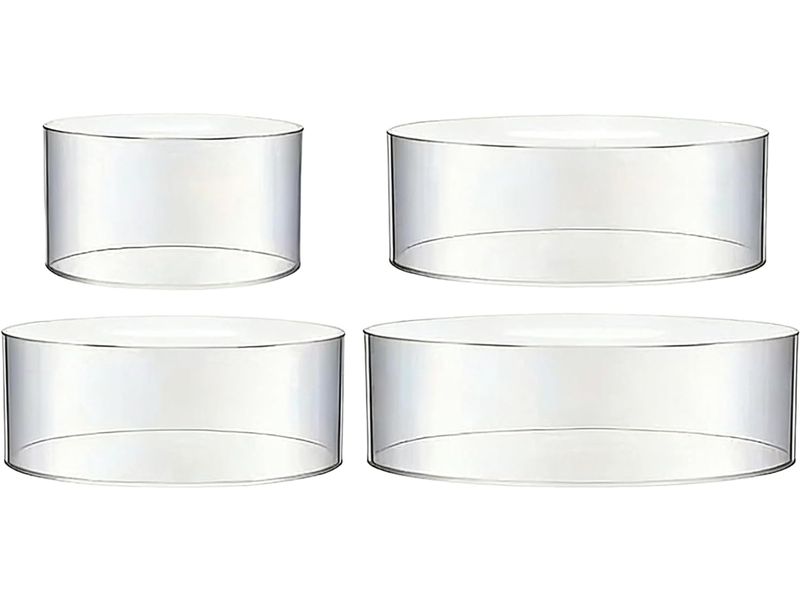 Suporte De Acrílico Para Cupcakes Com 4 Andares Preenchíveis