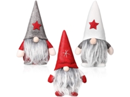 KOFIHETY Peças Mini Papai Noel Boneco De Pano Enfeitado De Natal Decoração Para Casa Brinquedo De Pelúcia Figura De Natal Presente De Aniversário