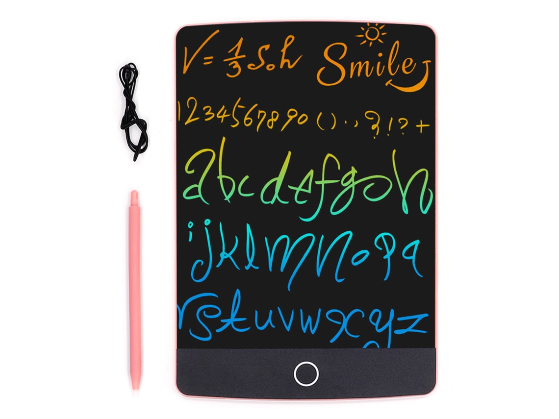 Walshlxq tableta Lcd para Escribir Y Dibujar Borrable de 8,5 Polegadas, Reutilizable, Educativa, Cor Rosa, Panel Electrónico