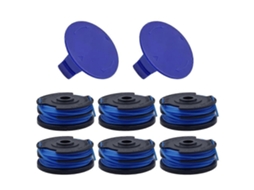 Carretel de Fio para Cortador de Grama Ryobi RLT36B33 Ry36LT33A com 7 peças