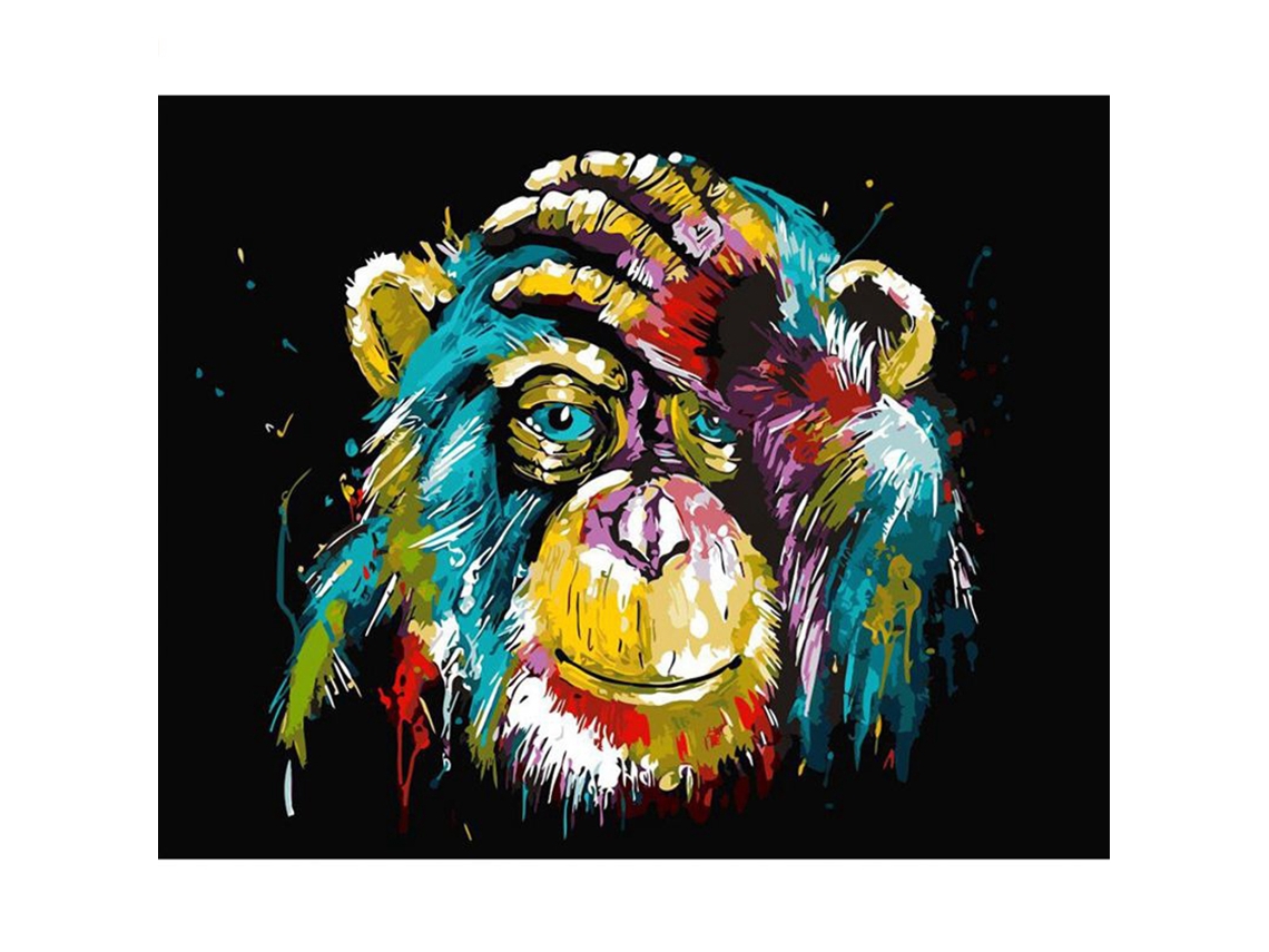 Ats kit de Pintura por Números 40x50cm Sem Moldura Diy para Crianças e Adultos Arte de Parede Decoração de Casa