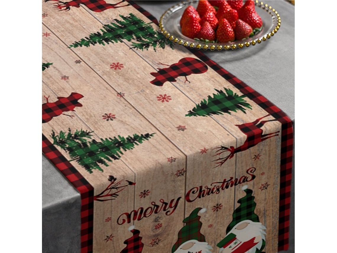 Toalhas de Mesa Natal, Caminhos de Tecido, Decoração, Ergonômico, Uso Diário STELASPLEN