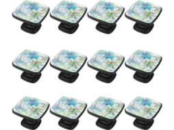 Puxadores Quadrados Para Armários De Cozinha, Puxadores Para Gavetas De Cômoda, 12 Peças, Geometria Abstrata De Palmeira