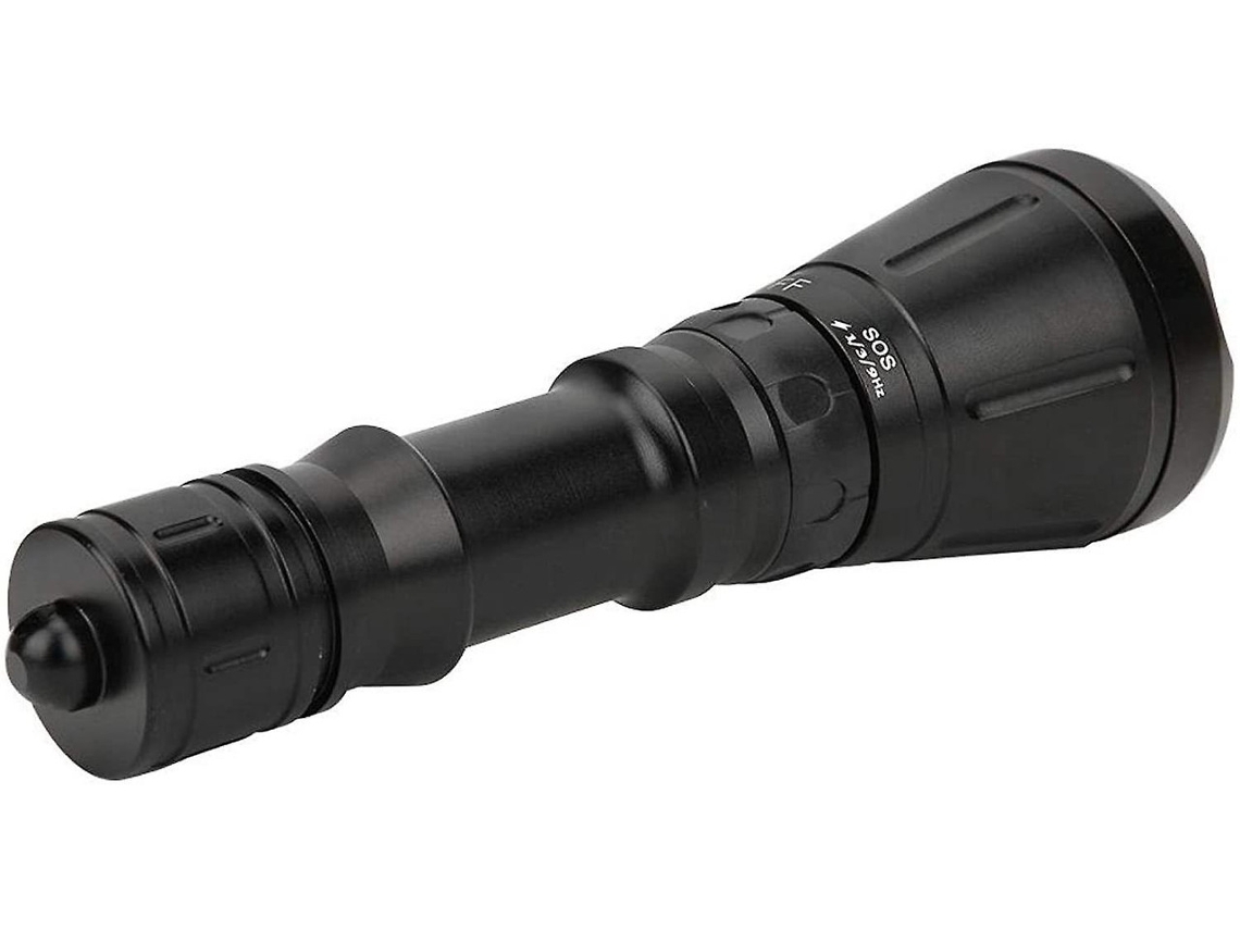 Lanterna Profissional À Prova Dágua D4 De Liga De Alumínio Led Tocha Subaquática Para Mergulho, Caminhada, Natação, Camping, Yizhood (preto)
