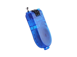 Laxiscreed Cadeado Combinado Com Arame Retrátil E Correia Transparente Para Mochilas