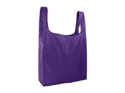 Bolsa De Compra Plegable Reutilizable Resistente Con Capacidad Grande Impermeable Lavable Para Supermercado Viajes Púrpura