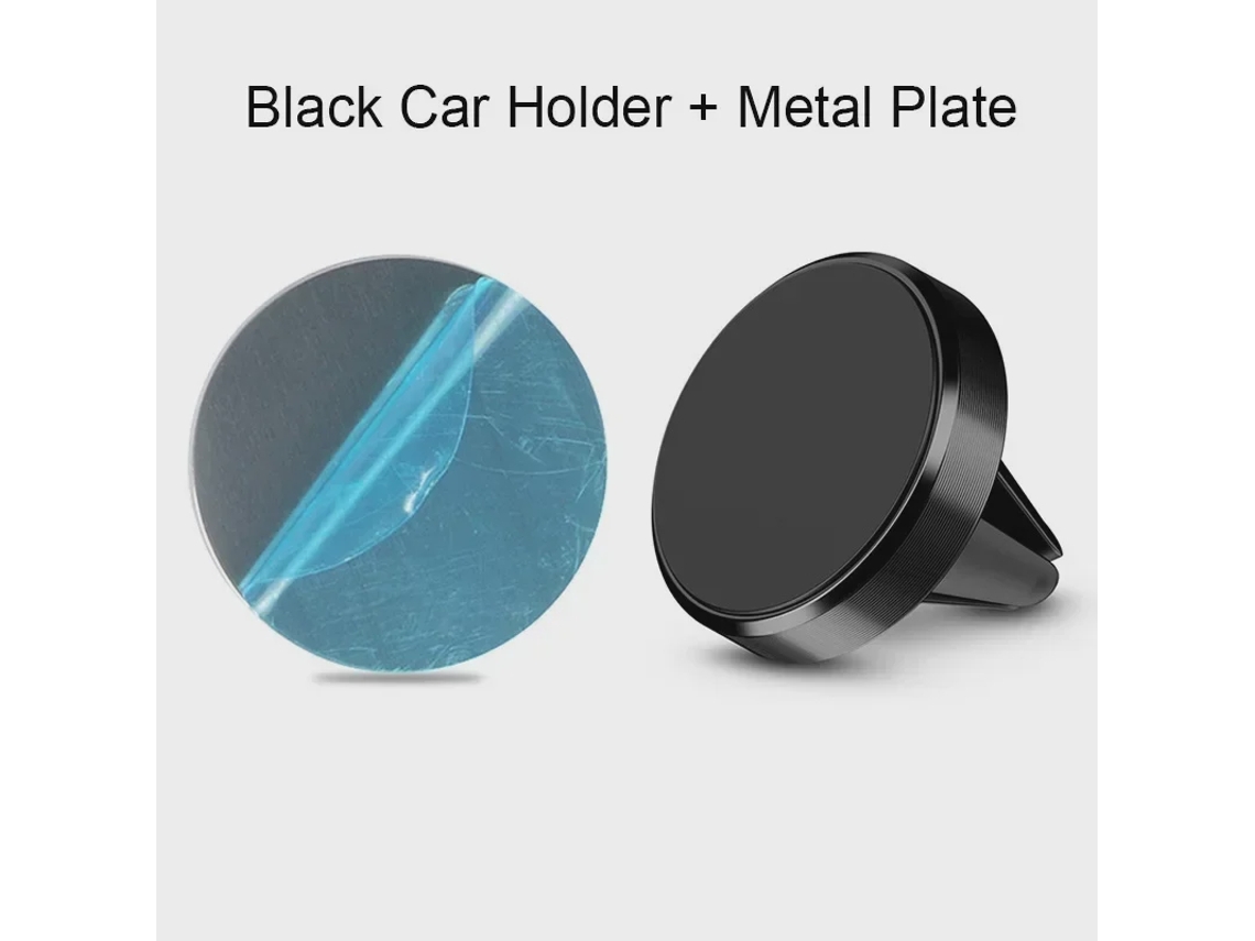 Suporte Magnético Para Celular Com Encaixe Na Saída De Ar Do Carro, Suporte Para Gps, Adesivo Magnético Para Interior Do Carro.