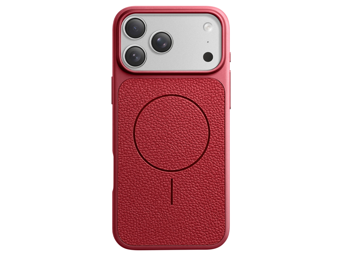 Capa Magsafe Para Iphone 17 Pro Antichoque Textura Pele