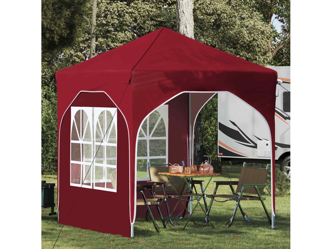 Vidaxl Tenda De Festa Pop-up 192 X 192 X 245 Cm Borgonha