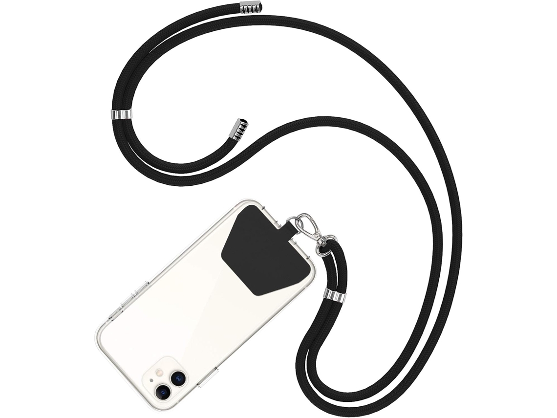 Colar Para Celular, Colar Universal Para Celular, Cordão, Colar, Compatível Com A Maioria Dos Smartphones (preto)gks