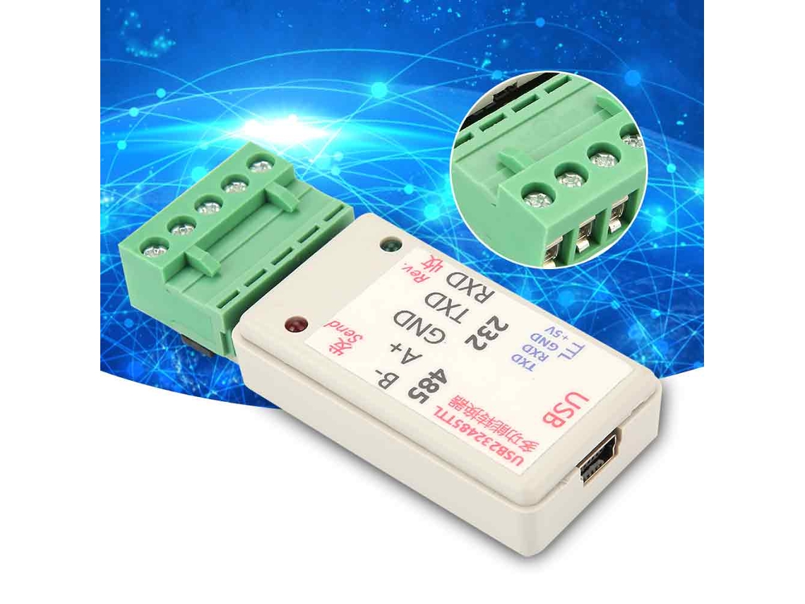 Laxiscreed Conversor Usb Para Série 422/485/232 Com Indicação De Envio E Receção, Multi-protocolo