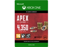 Cartão XBOX Apex Legends 4350 Coins (Formato Digital)