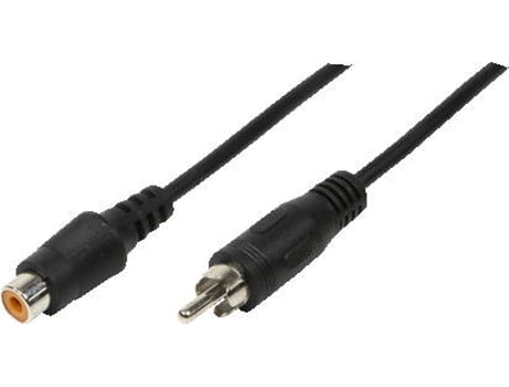 Cabo de Áudio LOGILINK (RCA - 5 m - Preto)