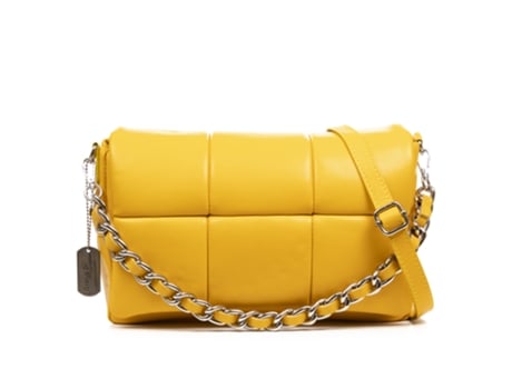 Mala Tiracolo De Mulher Firenze Artegiani Amorosi Autêntico Acabamento Amarelo (21.5)