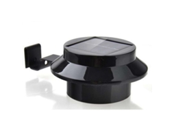 Conjunto de 2 Luminárias Solares Pretas para Jardim AQUAFORGE