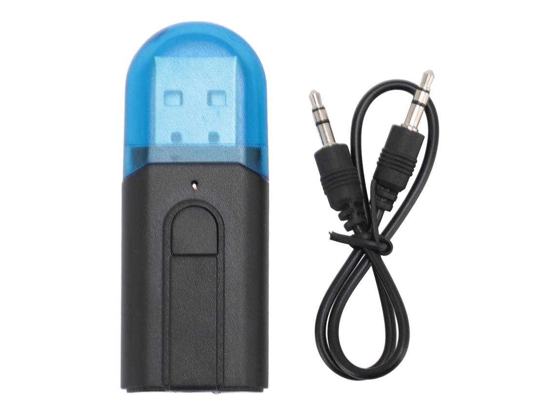 Mali adaptador Bluetooth 5.0 para Carro Transmissor Receptor 2 em 1 com Jack Aux 3.5mm para Estéreo Casa Fones Pc Tv