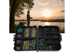 Kit De Pesca De Carpa Com 421 Peças, Isca Boilie, Elos De Parafuso, Gabaritos, Mangas E Anzóis Slowmoose