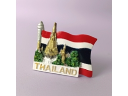 Ímãs De Geladeira Tailandeses (bandeira E Paisagem Da Tailândia), Lembrancinhas Turísticas Exclusivas, Adesivos Magnéticos 3d.
