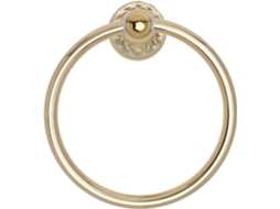 Porta Toalhas Dourado De Parede Em Metal, Resistente E Ideal Para Uso Doméstico Em Hotéis