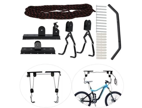 Suporte De Teto Para Bicicleta, Gancho De Parede De Armazenamento De Bicicleta, Suporte De Polia De Teto Cet Hililand