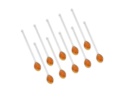 10 Peças Suporte Escova De Dentes Em Fibra De Vidro Resistente Ao Lavador De Louça 13,5x2,4cm