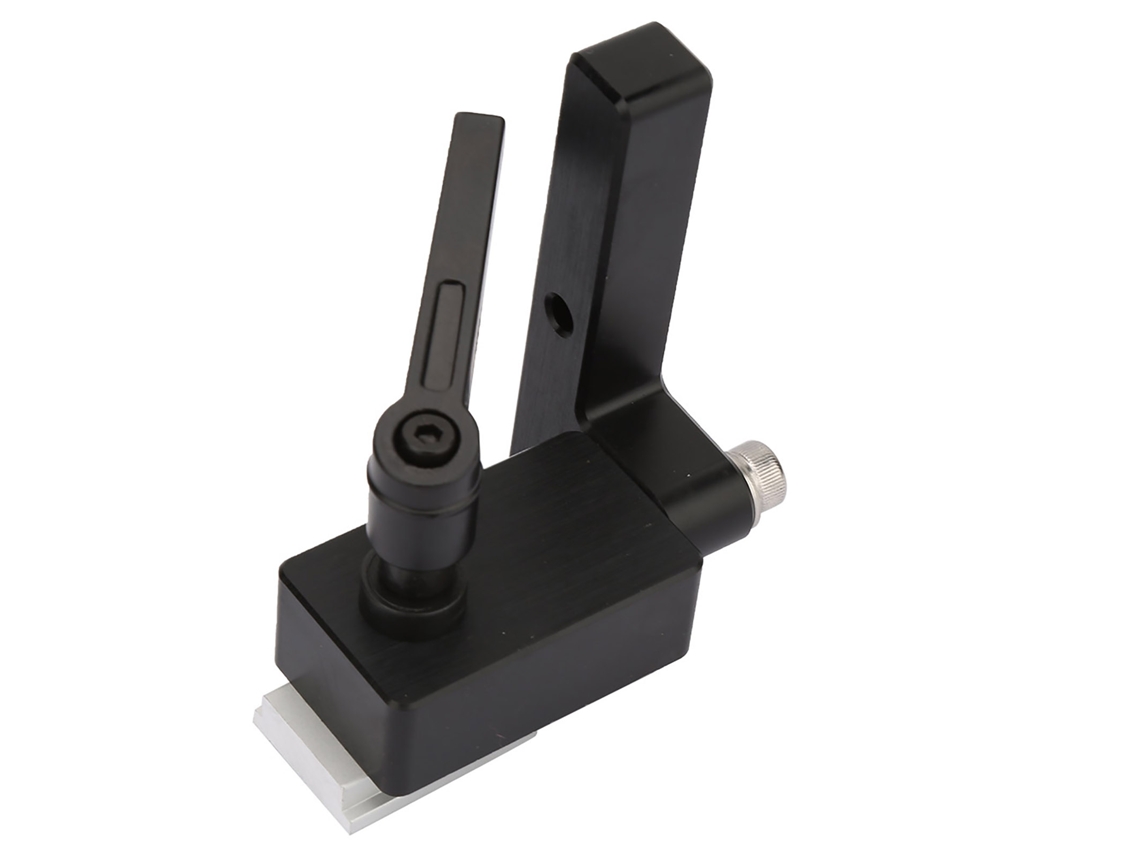 Limitador de deslizamento com ranhura em T para marcenaria, ferramenta manual para bricolagem com trilhos em T de madeira.