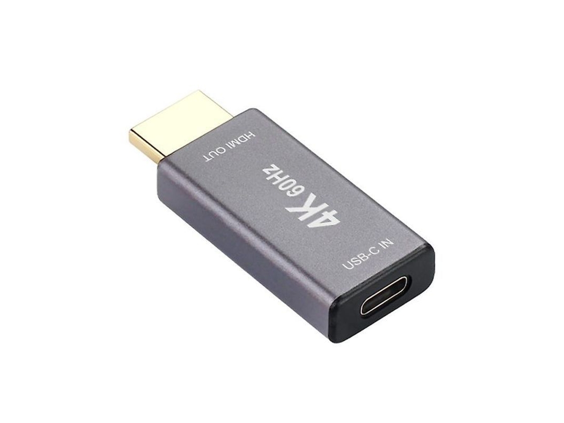 Yuru adaptador Usb c Fêmea para Hdmi Macho 4k60hz Hd, Suporte a Smartphones e Computadores, Estabilidade Dupla, Sem Pisca
