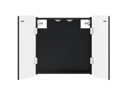 Vidaxl Armário Para Dartboard Zwolle Preto 52,5 X 10,5 X 57,5 Cm