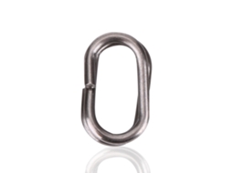 Conector de Pesca Anel Oval Aço Inox 100un 6x10mm